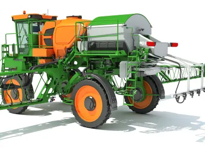 Sprayer and Spreader Machine 3D model purchase