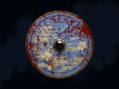 Viking Shield 6 - Battleworn collection 3D Model Pack