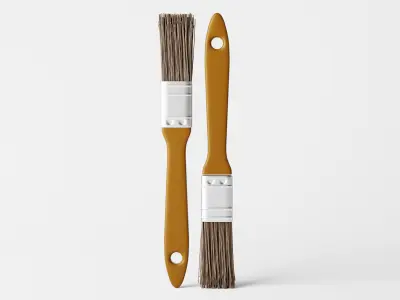 Paint Brush Low-poly 3D model purchase