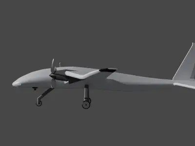 Unmanned Aerial Vehicle Low-poly 3D model by grampagamodels
