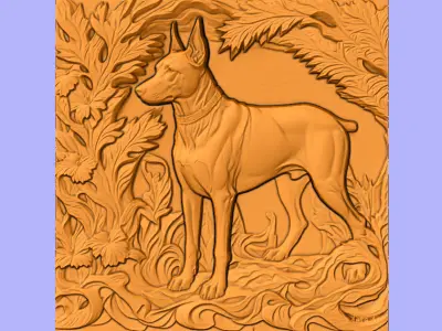 DOBERMAN 3D model purchase