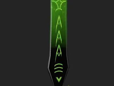 Hermes Spear - Assassins Creed Low-poly 3D model