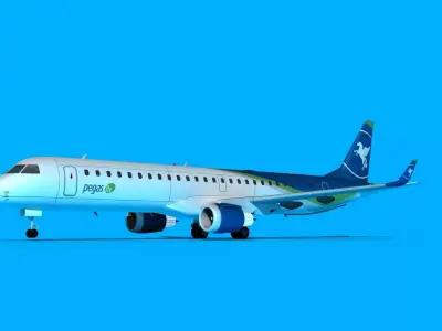 Embraer Emb-190 Pegas 3D model