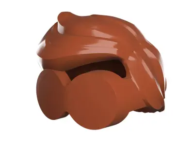 Custom3Dprint Minifigure Accessory - Minifigure Hair S2 - 067 3D print model