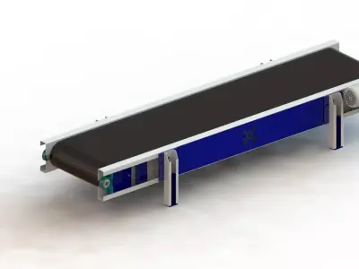 Conveyor 2m  3D model