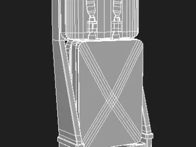 Plane Seat PBR  Low-poly 3D model
