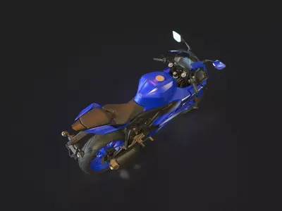 Base model Yamaha R 125 2026 3D model