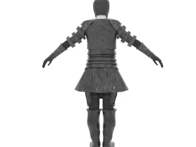 Armor for women 3D model
