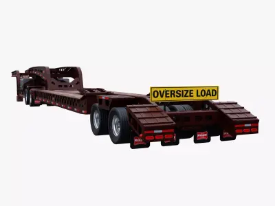 Murray LoadMaster Lowboy Set 3D model