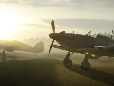 Hawker Hurricane 3D model