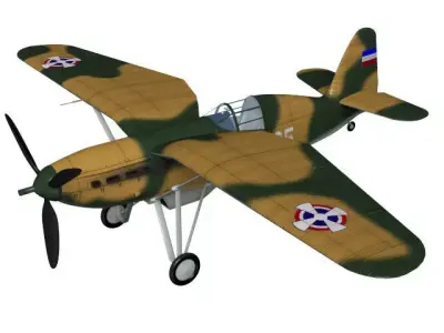 Rogozarski ikarus ik2 3D model