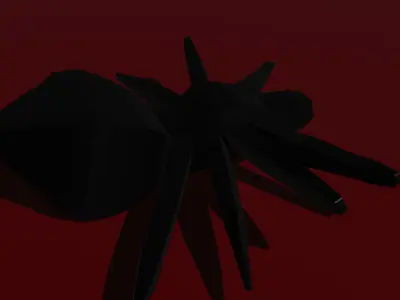 Spider Low-poly 3D model buy