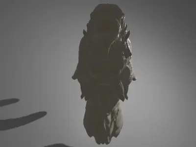 Dragon Head Free 3D model buy