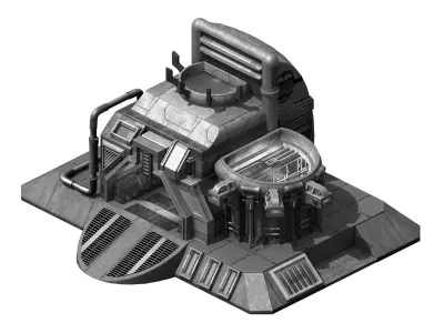 Heterogeneous - Mechanical Construction 02 3D model