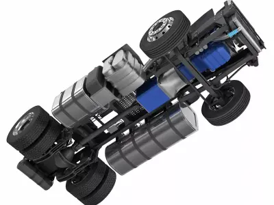 Truck Chassis 4X2 3D model