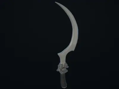 sword Low-poly 3D model 88