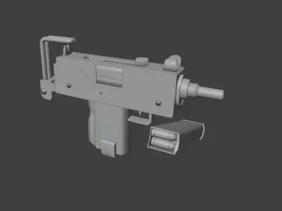 UZI  3d model 3D model