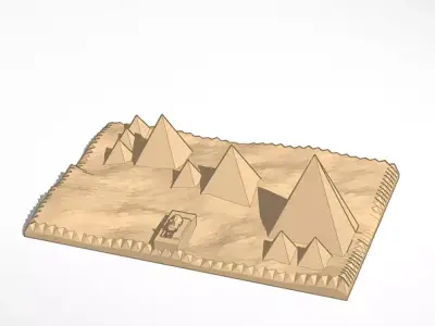 pyramids model for plastics Free 3D print model