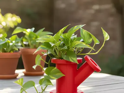 Industrial Pipe Desk Organizer - Planter - Modular No-Support 3D print model