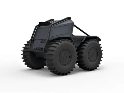 SHERP pickup Scale 1 to 24 3D print model