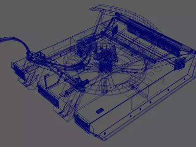 Skid Cutters Low-poly 3D model