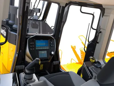 Bulldozer Komatsu D375A-8 3D model