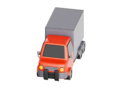 3D truck  3D model