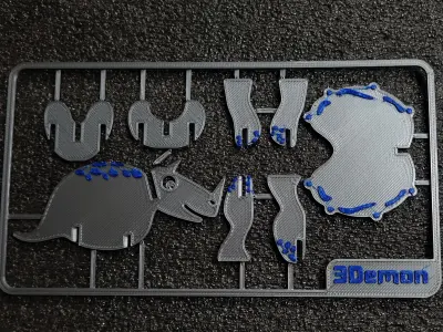 Dinosaurs Kit Cards Free 3D model
