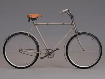 Old Bike 1960s 3D model