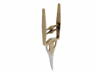 Katar dagger collection Low-poly 3D model