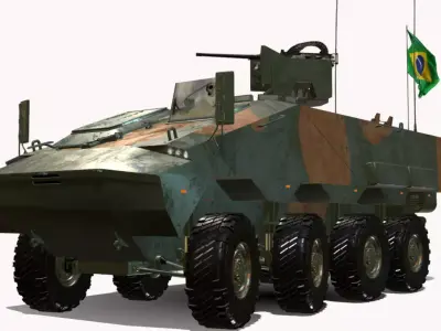 TUKUMARE 8X8 BR Low-poly 3D model