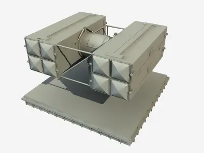 Sea Sparrow Missile 3D model