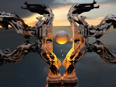 Dantes Inferno Tree Swarm 3D model