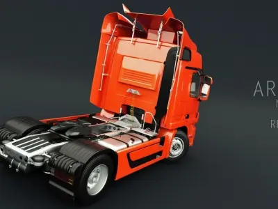 benz truck 3D model