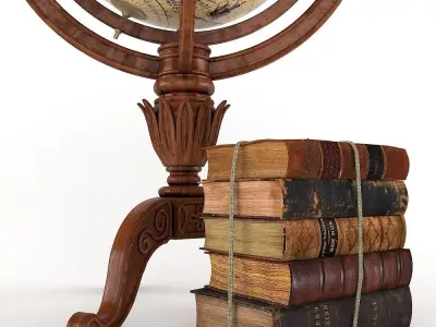 Globe Antique  3D model