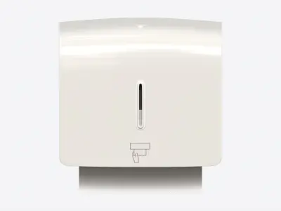 Bathroom Tissue Dispenser Wall-Mounted 3D model