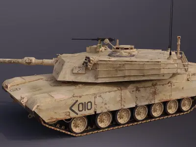 M1 Abrams 3D model purchase