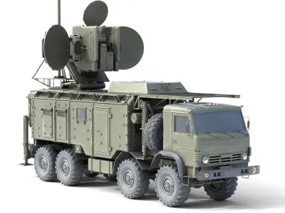 5 Military Vehicles Collection v19 Low-poly 3D model