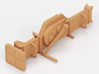 German Panzer tool set 3D print model