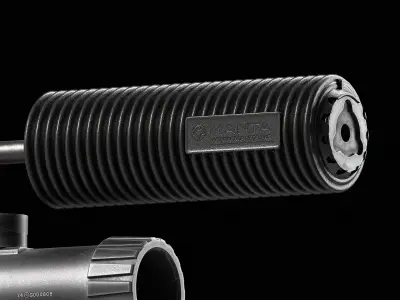 Manta Suppressor Cover Low-poly 3D model