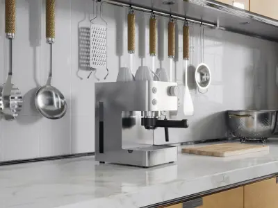  Stainless Steel Espresso Machine Model 