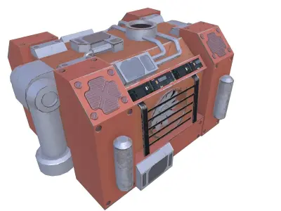 Generator 03 Low-poly 3D model