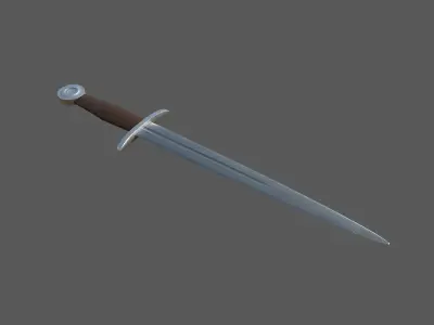 Medieval Dagger Low-poly 3D model purchase