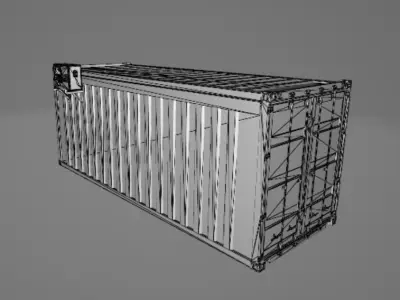 Ship cargo Free low-poly 3D model