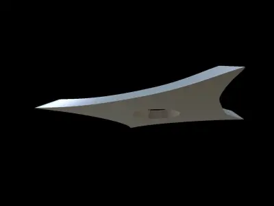 Shuriken letter j 3D print model