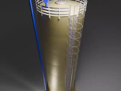 GAS SILO 3D model