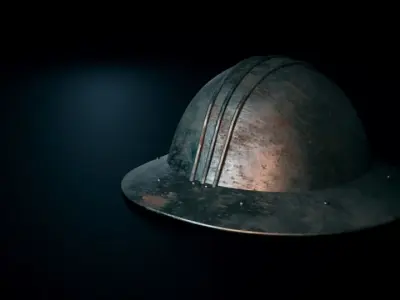 Medieval Soldier Helmets Free 3D model