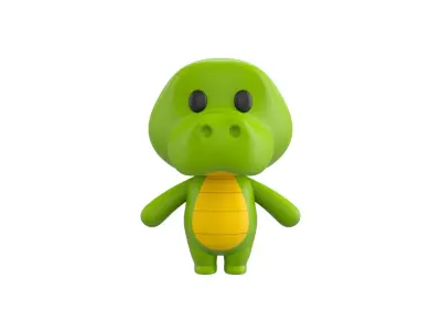 Character013 Crocodile 3D model