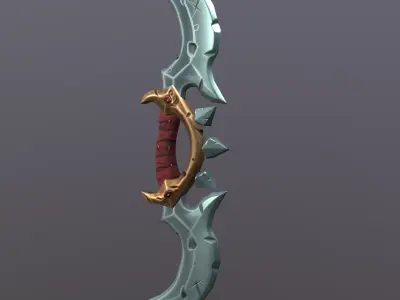 dagger Free low-poly 3D model