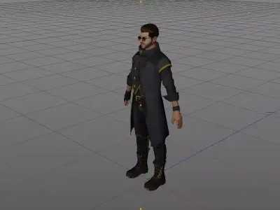 ALOK  GARENA FREE FIRE Low-poly 3D model